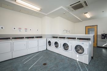 Central Laundry Facility with Card Operated Machines